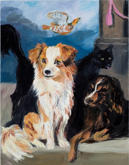 Karen Kilimnik, the family in Scotland, 2011