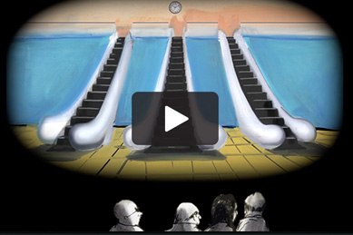 Tala Madani, The Audience (excerpt), 2018