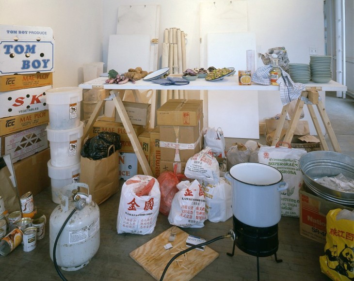 Rirkrit Tiravanija, untitled 1995 (still), Installation view: 303 Gallery, New York