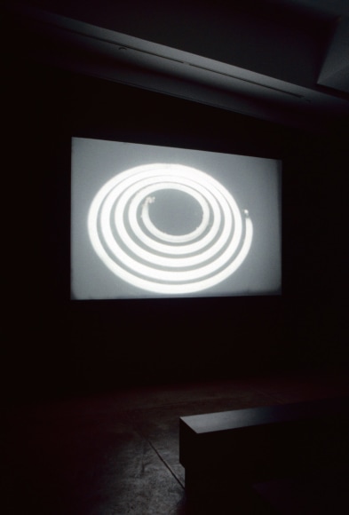 Rodney Graham, Coruscating Cinnamon Granules, 1996, Installation view: 303 Gallery, 2001