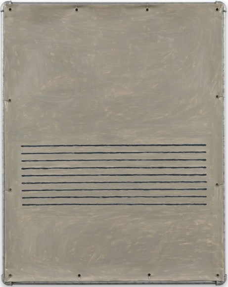 Valentin Carron, Lamento in grigio e nero, 2014