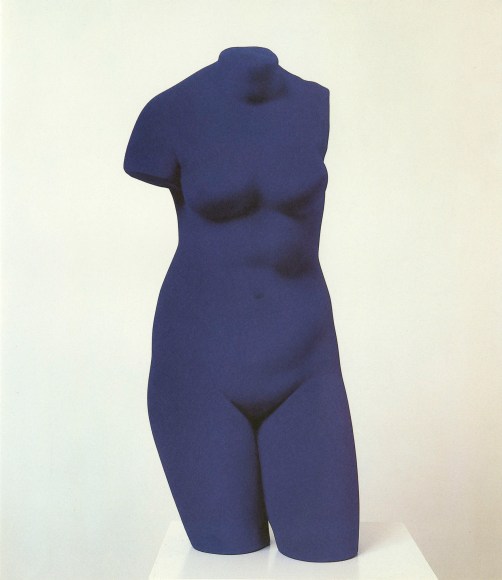 Dan Flavin, Robert Gober, Yves Klein, An Installation