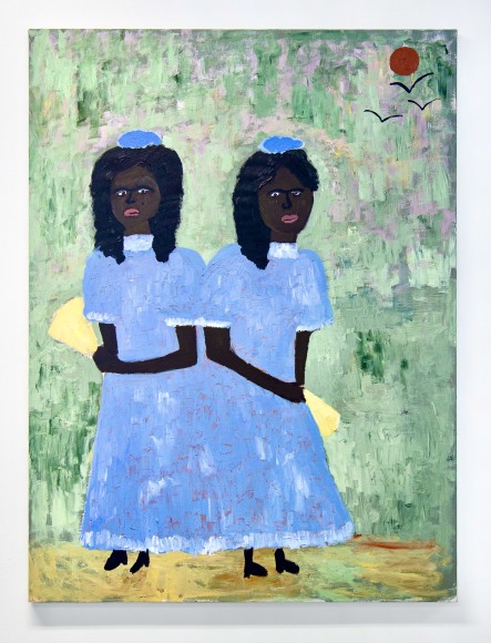 Cassi Namoda, Conjoined twins in soft blue dressing