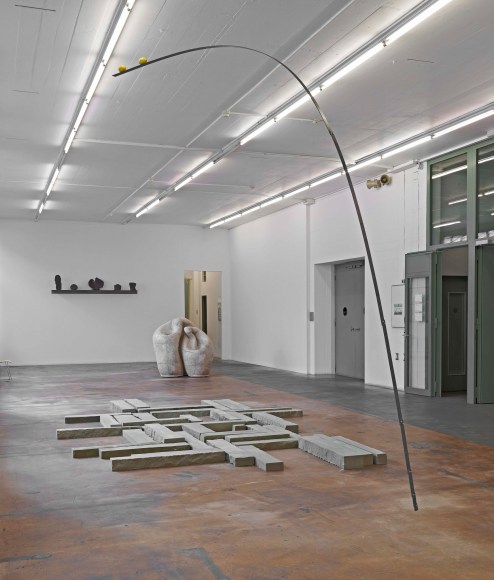 Installation view: Katinka Bock, 40 Räuber, MAMCO, Genève, 2013, Photo: Ilmari Kalkkinen