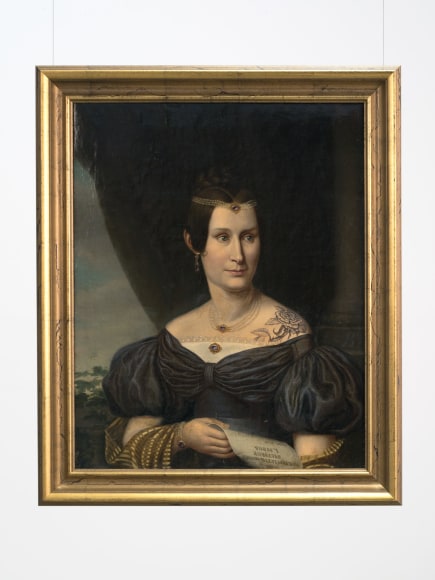Hans-Peter Feldmann, Portrait of a woman with tattoo