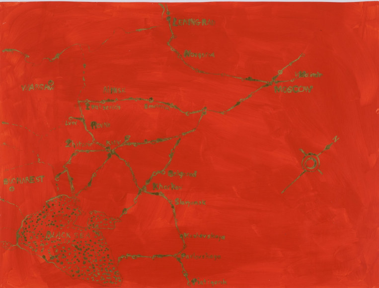Karen Kilimnik, Mongolian Siberia, 1997