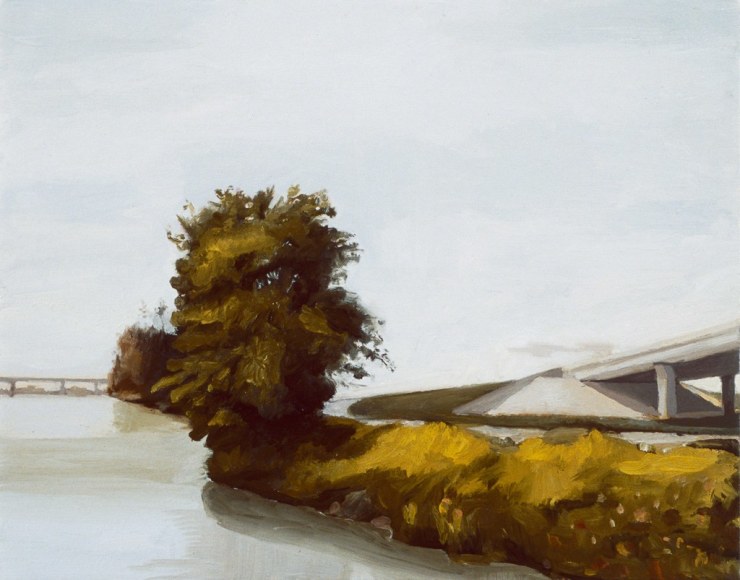 Derek Root, River, Tree, Bridge, 2005