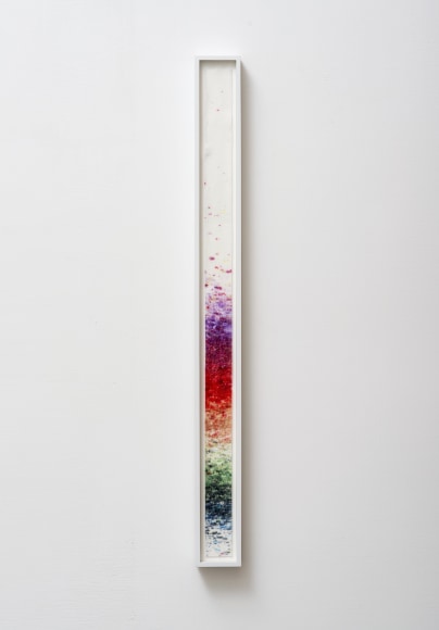 Sam Falls, Untitled (Moon Phases 1-16, October 2014, Northern Hemisphere) (detail), 2014