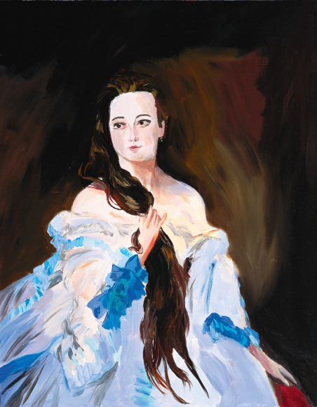 Karen Kilimnik, Barbe Dmitrievna Mergassov, Madame Rimsky-Korsakov, 1864, in the limelight/Cynthia, a snowflake in the Nutcracker, 1999