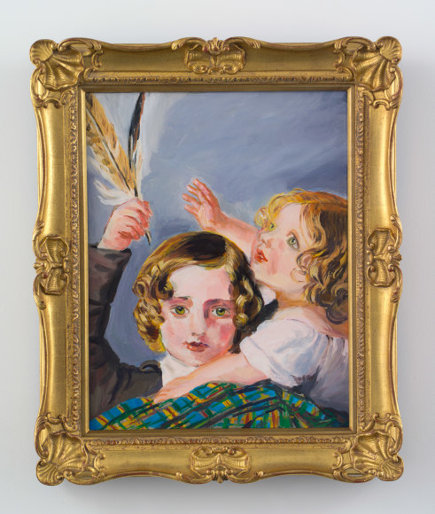 Karen Kilimnik, my nephews in germany by winter halter, 2009