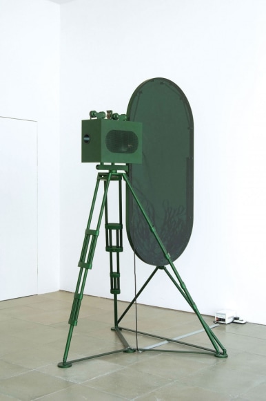 Rodney Graham, The green Cinematograph (Programme I: Pipe smoker and overflowing sink) (2010)