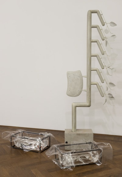 Marina Pinsky, Installation view: Dyed Channel, Kunsthalle Basel, 2016