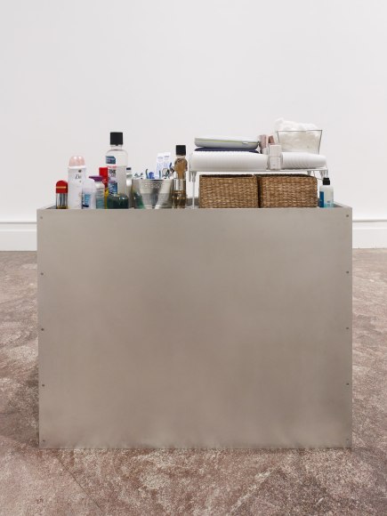 Jacob Kassay, Installation view: OTNY, Albright-Knox Art Gallery, Buffalo, 2017