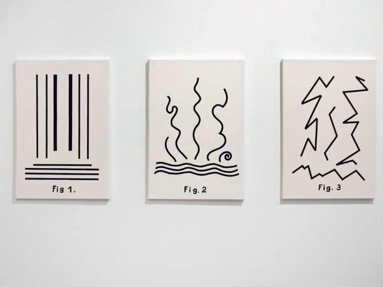 Hans-Peter Feldmann, Three paintings