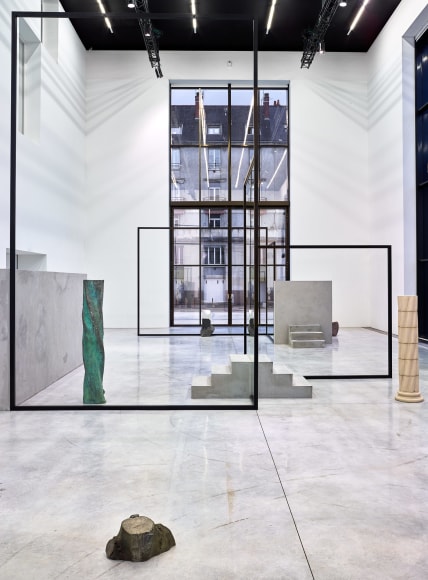 Installation view: Alicja Kwade,The Resting Thought, Centre De Création Contemporaine Olivier Debré, Tours, 2019, Photo: François Fernandez