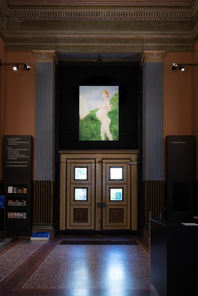 Installation view: Tanya Merrill, Parcours, Natural History Museum Basel, 2023. Photo: Finn Curry