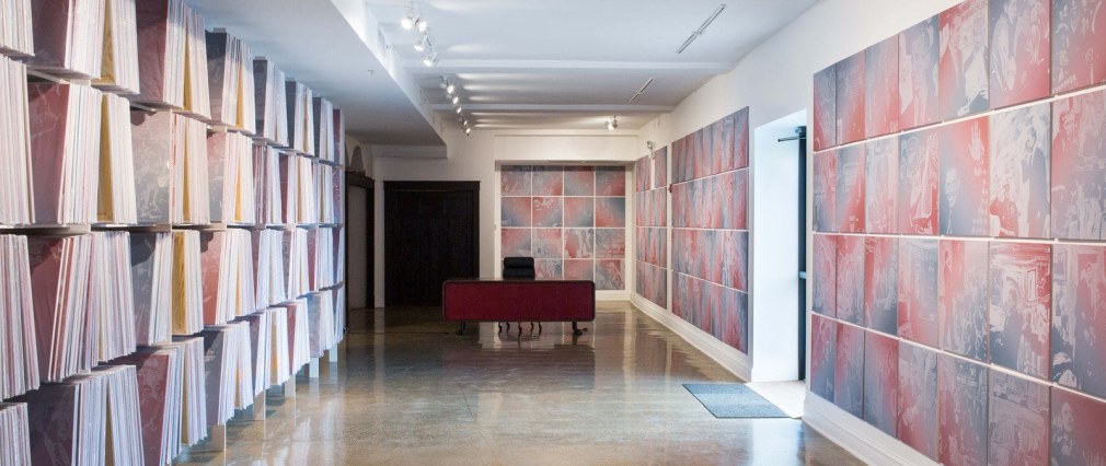 Rob Pruitt, Installation view: The Obama Paintings, 2019, Rebuild Foundation – Stony Island Arts Bank, Chicago, IL