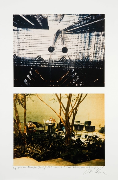 Dan Graham, Park Ave. Atrium, New York; 57th Street Atrium, New York, NY, 1986
