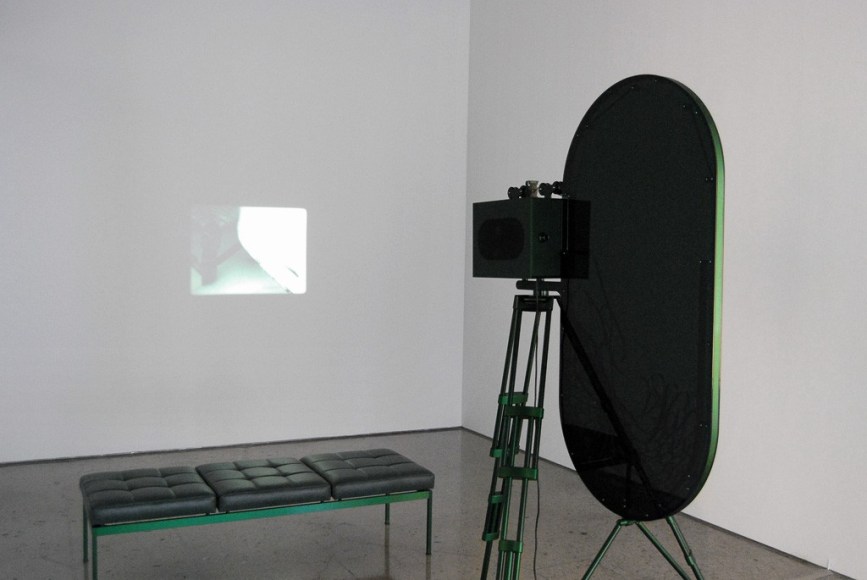 Rodney Graham, The Green Cinematograph (Programme I: Pipe smoker and overflowing sink), 2010