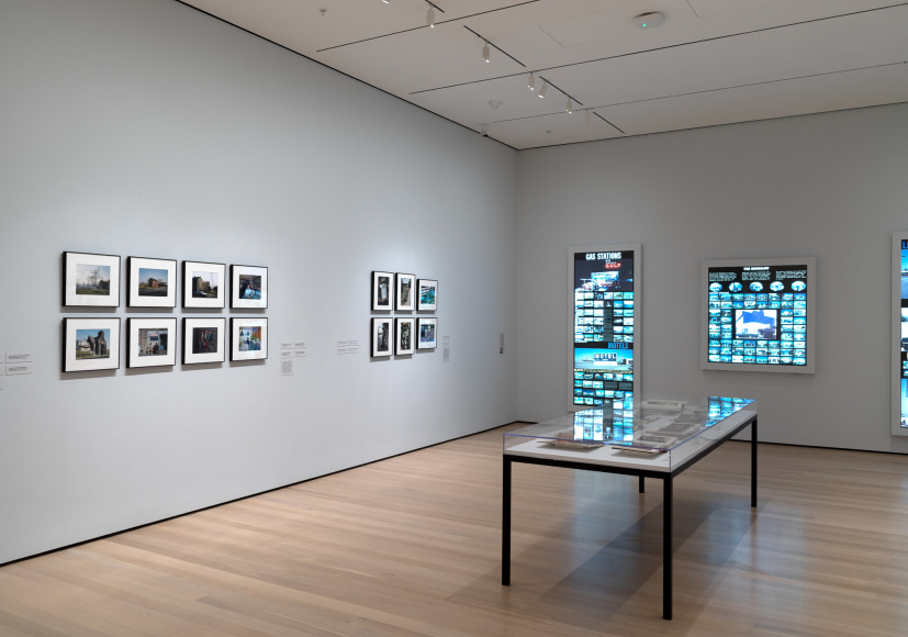 Installation view of Stephen Shore. The Museum of Modern Art, NY, November 19, 2017 – May 28, 2018.