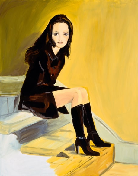 Karen Kilimnik, Me Waiting for My Drug Dealer Boyfriend...Park Avenue...oops...forgot - the Village, 1967, 1999