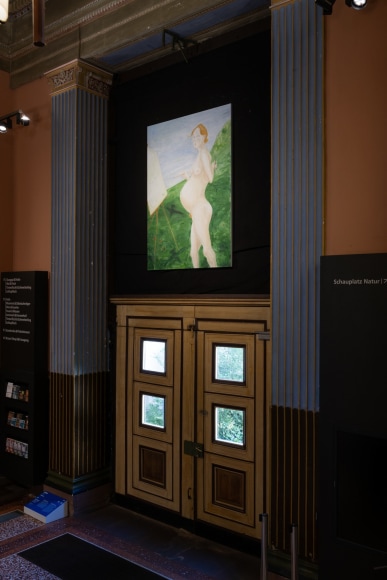 Installation view: Tanya Merrill, Parcours, Natural History Museum Basel, 2023. Photo: Finn Curry