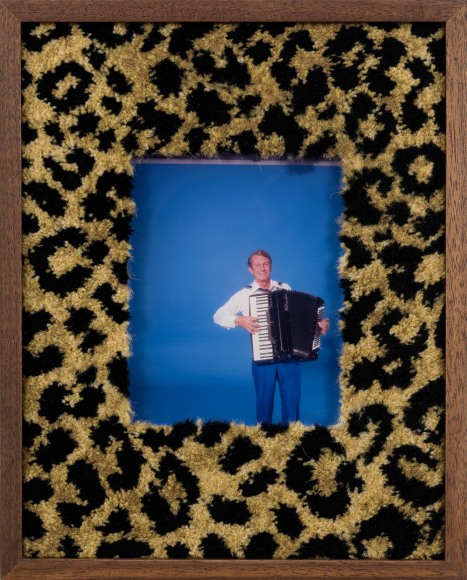 Elad Lassry, Untitled (man, accordion), 2017