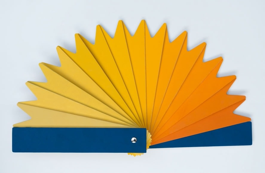 Marina Pinsky, Plein Air (Yolk Color Fan),&nbsp;2016. Courtesy the artist and 303 Gallery, New York.