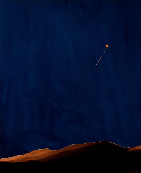 Florian Maier-Aichen, Nacht im Riesengebirge [Night in the Riesengebirge], 2011
