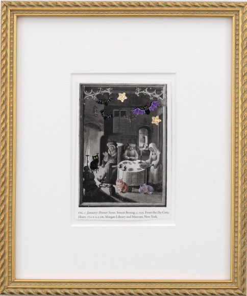 Karen Kilimnik, medieval dinnertime, 2015