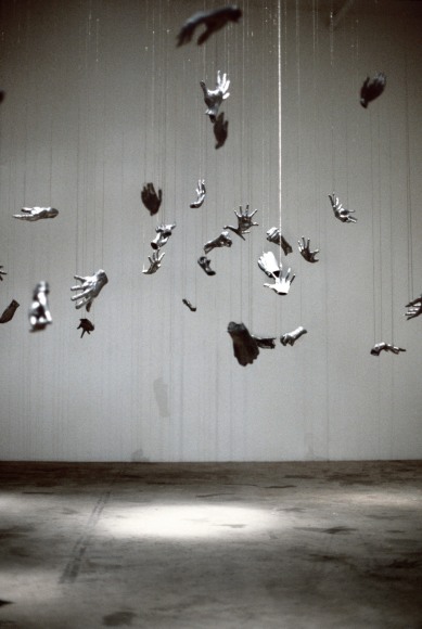 Liz Larner, Installation view: without words, 303 Gallery, New York, 1994