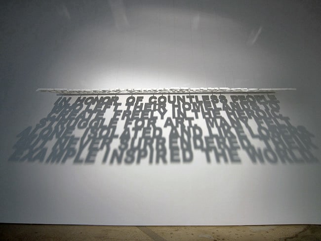 Cevdet Erek, Shading Monument for the Artist, 2009/2011