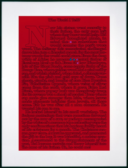 Larry Johnson, Untitled (I Swear I Won't Tell a Soul. Who Would I Tell?), 1989
