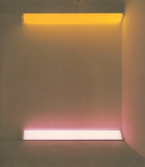 Dan Flavin, Robert Gober, Yves Klein, An Installation