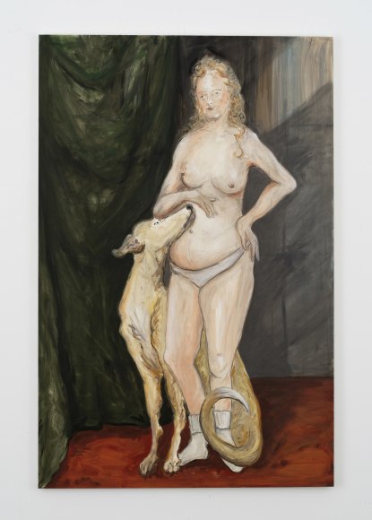 Tanya Merrill, Pregnant Woman with Dog