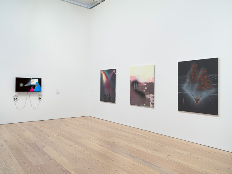 Tala Madani, Installation view: Whitney Biennial 2017