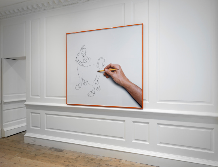 Larry Johnson, Installation view: On Location, Raven Row, London, 2015