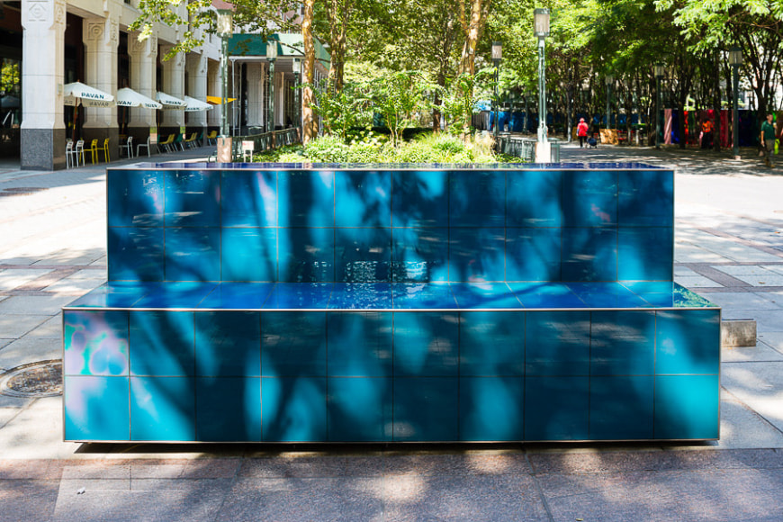 Sam Falls, Installation view: Light Over Time, Public Art Fund, New York, 2014