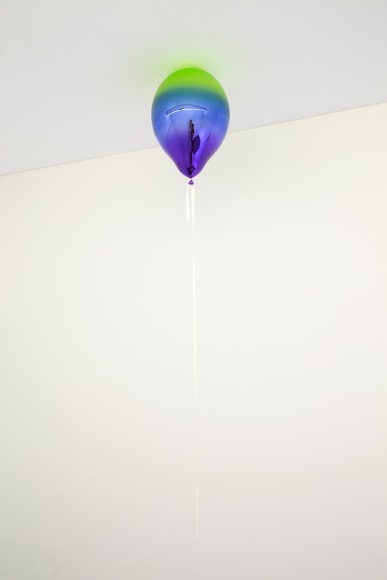 Jeppe Hein, Light May Green, Medium Blue and Dark Purple Mirror Balloon