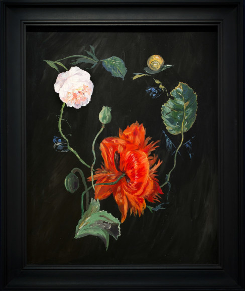 Karen Kilimnik, fairy battle, 2001