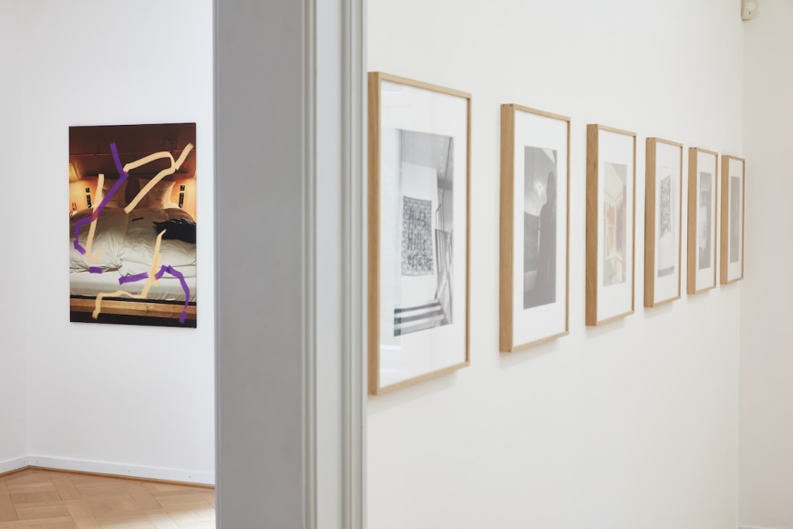Installation view: Kim Gordon for Design Office feat. In-House Photography by Josephine Pryde, Museum im Bellpark Kriens, 2022. Photo: © Martin Stollenwerk