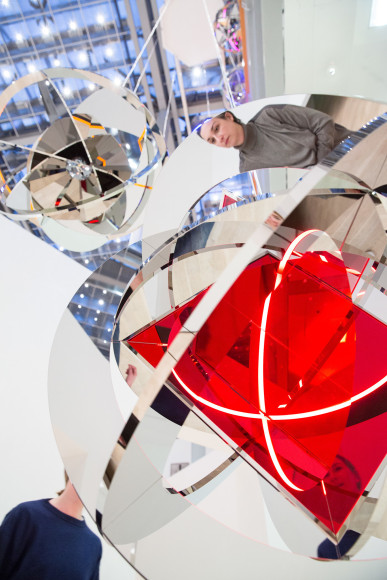 Jeppe Hein, This Way, Kunstmuseum Wolfsburg, 2015