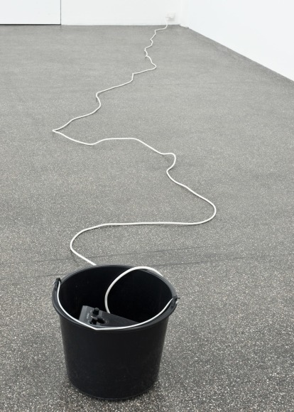 Ceal Floyer, Bucket, 1999, Installation view: Kölnischer Kunstverein, Köln, 2013