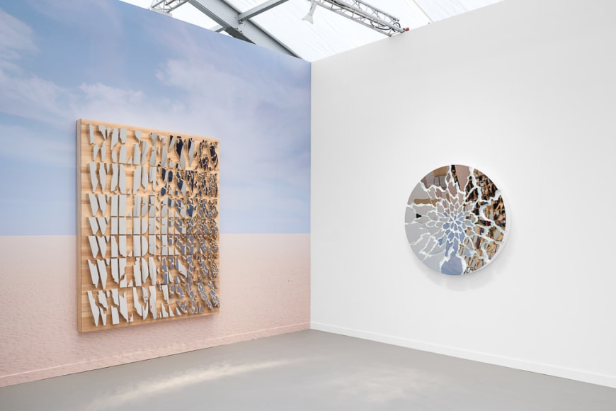 Installation view: Doug Aitken, Frieze Los Angeles, 2023, 303 Gallery, Booth B11, Photo: Ed Mumford