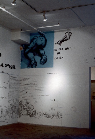 Installation view Writings On The Wall
