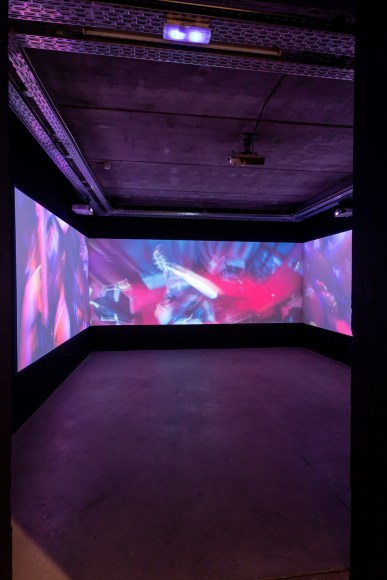 Installation view: Kim Gordon, Object of Projection, curated by Lawrence English, gnration, Braga, Portugal., Photo: Adriano Ferreira Borges