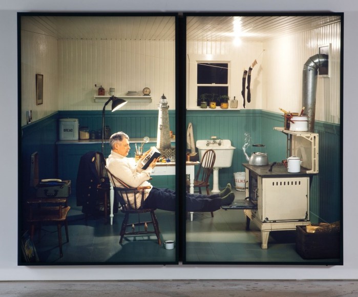 Rodney Graham, Lighthouse Keeper with Lighthouse Model, 1955, 2010