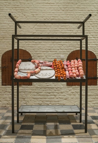 Marina Pinsky, Meat Stand I (1793-1796), 2017