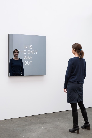 Jeppe Hein, IN IS THE ONLY WAY OUT, 2016