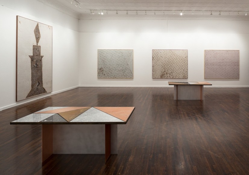 Sam Falls, Installation view: Ballroom Marfa, Texas, March 13 – August 16, 2015